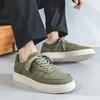 High-value Handsome 2025 New Small Black Shoes Casual Platform Versatile Sports Students Black Board Shoes American Retro