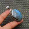 Labradorite Gemstone Pendant Gemstone : 925 Sterling Silver Handmade Jewelry Pendant