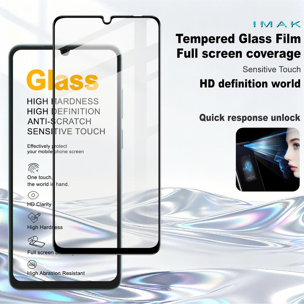 For Honor X6d 5G Glass IMAK Full Coverage Tempered Glass Film Pro+ Series