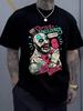 Captain Spaulding's Ice Scream TShirt Features A Creepy Clown Character Enjoying A Pink Ice Cream