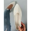 Designer Damen Spitzschuhe Flache Schuhe Einfarbig Gestrickte Slipper Lässige Atmungsaktive Ballerinas Damen Loafers Schuhe