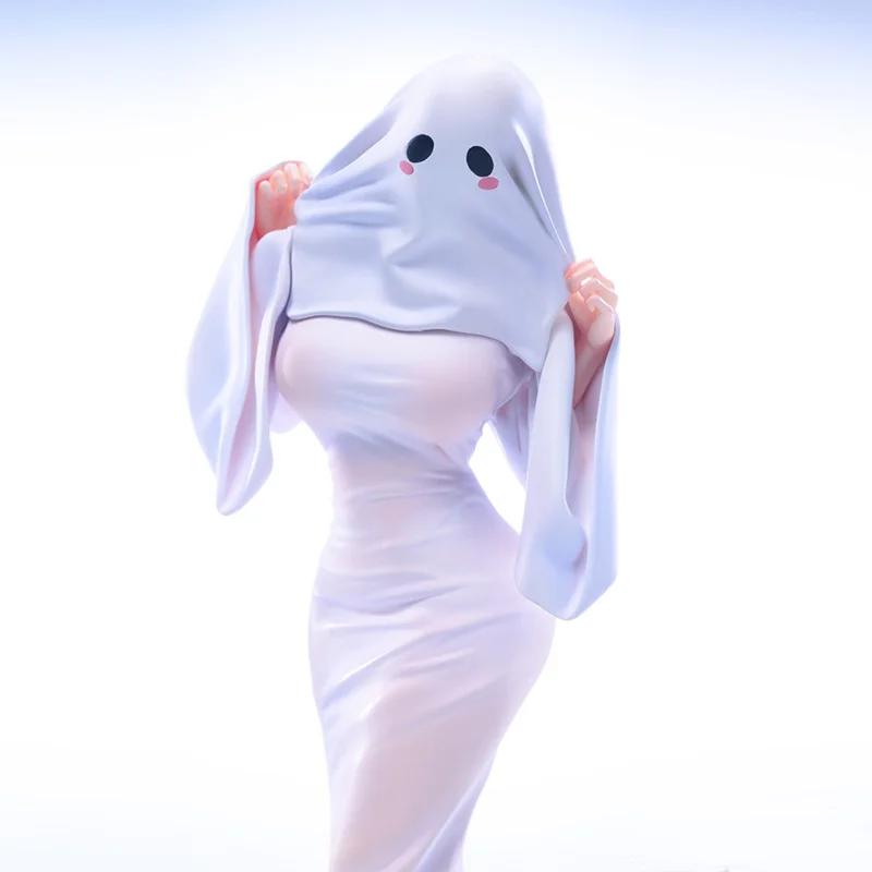 21cm Chiyu Sexy Anime Figure Ghost Girl Mrs. Apricot Adult Collectible Model Desk Decoration Halloween Orament Gift