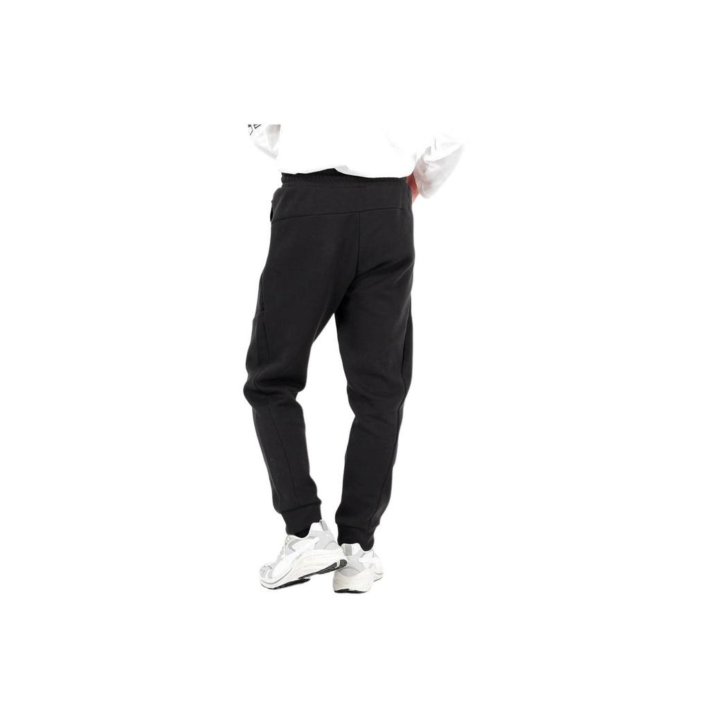 Puma Solid Logo Running Fitness Training Knitted Pants Men Bottoms Black 626141-01