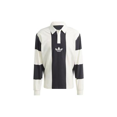 Originals Striped Colorblock Loose Fit Polo Shirt Men Tops Black HZ0708