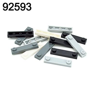 50 ks High-Tech MOC dílů Stavebnice Deska 92593 Modifikovaná 1x4 se 2 výstupky bez drážky DIY kostky Kompatibilní s hračkami