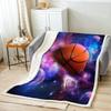 GUOYU Blanket Peach Blossom Throw Blanket Red Sun Fleece Blanket Pink and Teal Mountain Bed Blanket for Couch or Bed Japanese Style