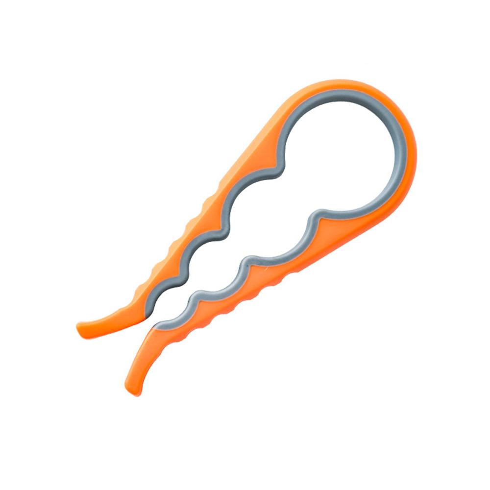 

Легкий захват Открывалка для банок и Открывалка для бутылок Инструмент для скручивания крышек для быстрого открывания Идеально подходит для артрита, слабых рук, готовки, повседневного использования оранжевый