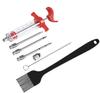 Stainless Steel Spice Syringe Set Meat Turkey Chicken Flavor Injector Kitchen Sauce Marinade Injection Home Kitchen Accessories