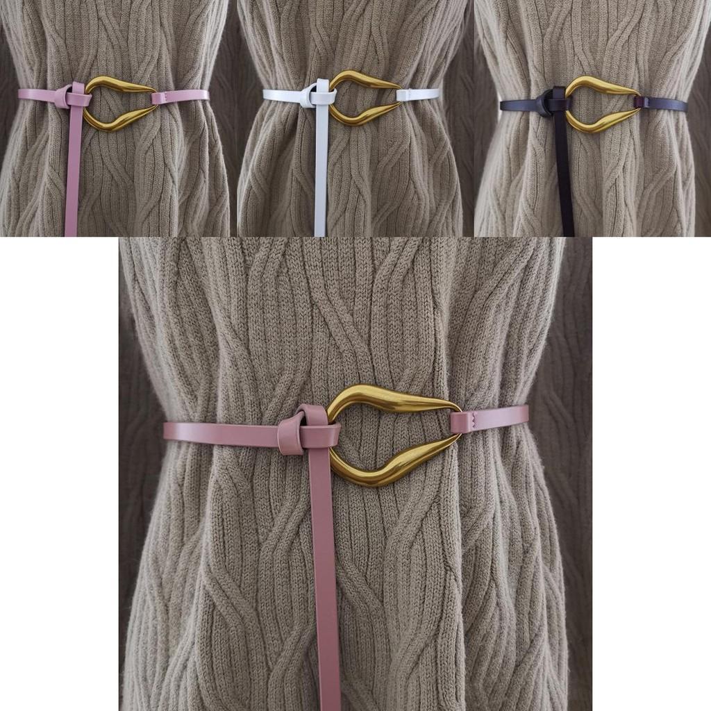 Womens Waist Leather Strap With Metal Buckle For Women Fashion And Daily Wear