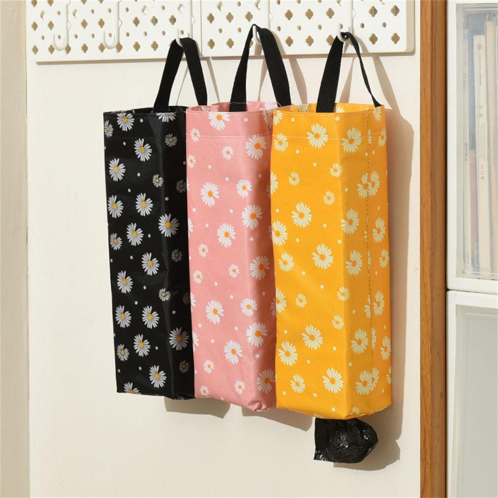 

Home Kitchen Organization Grocery Holder Wall Mounted Trash Hanging Storage Garbage Bag Organizer