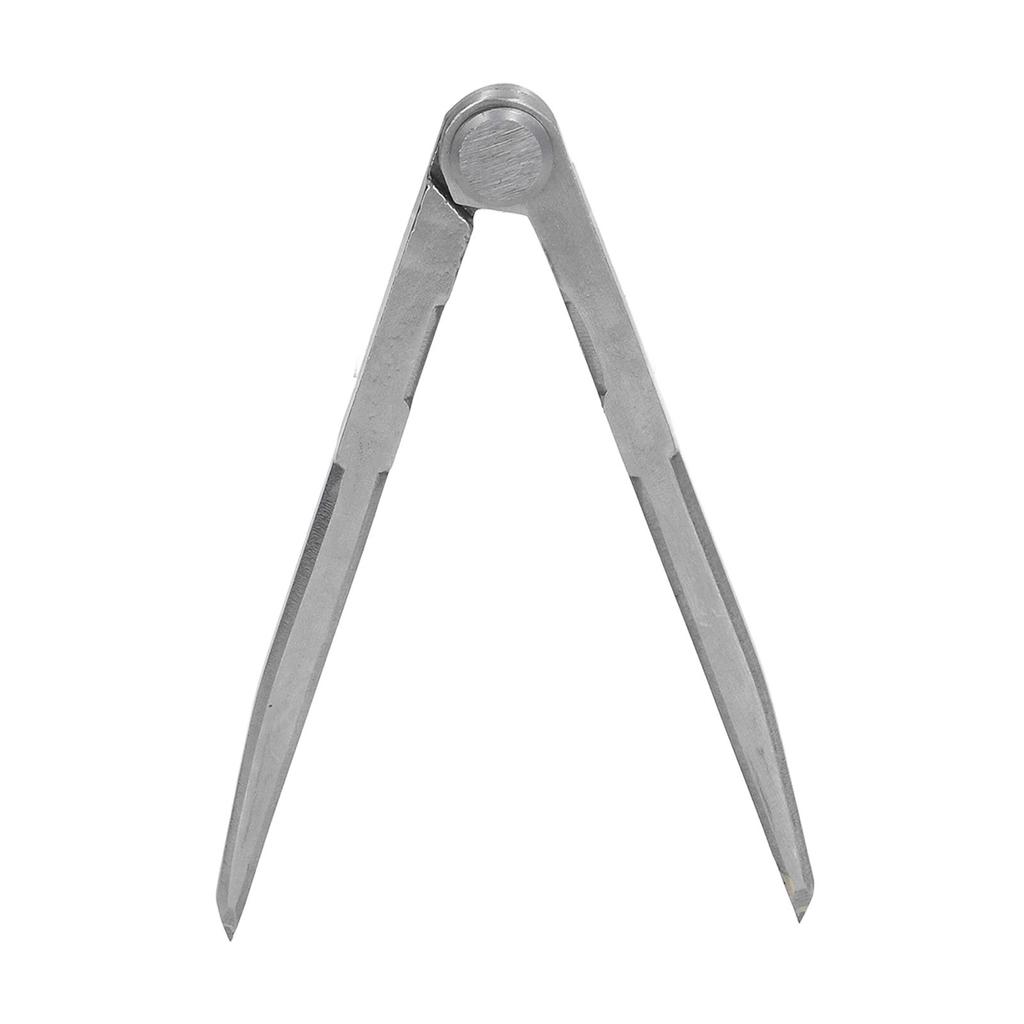 Straight Pattern Divider Carbon Steel High Hardness Wear Resistant Adjustable 150mm Compass Drawing