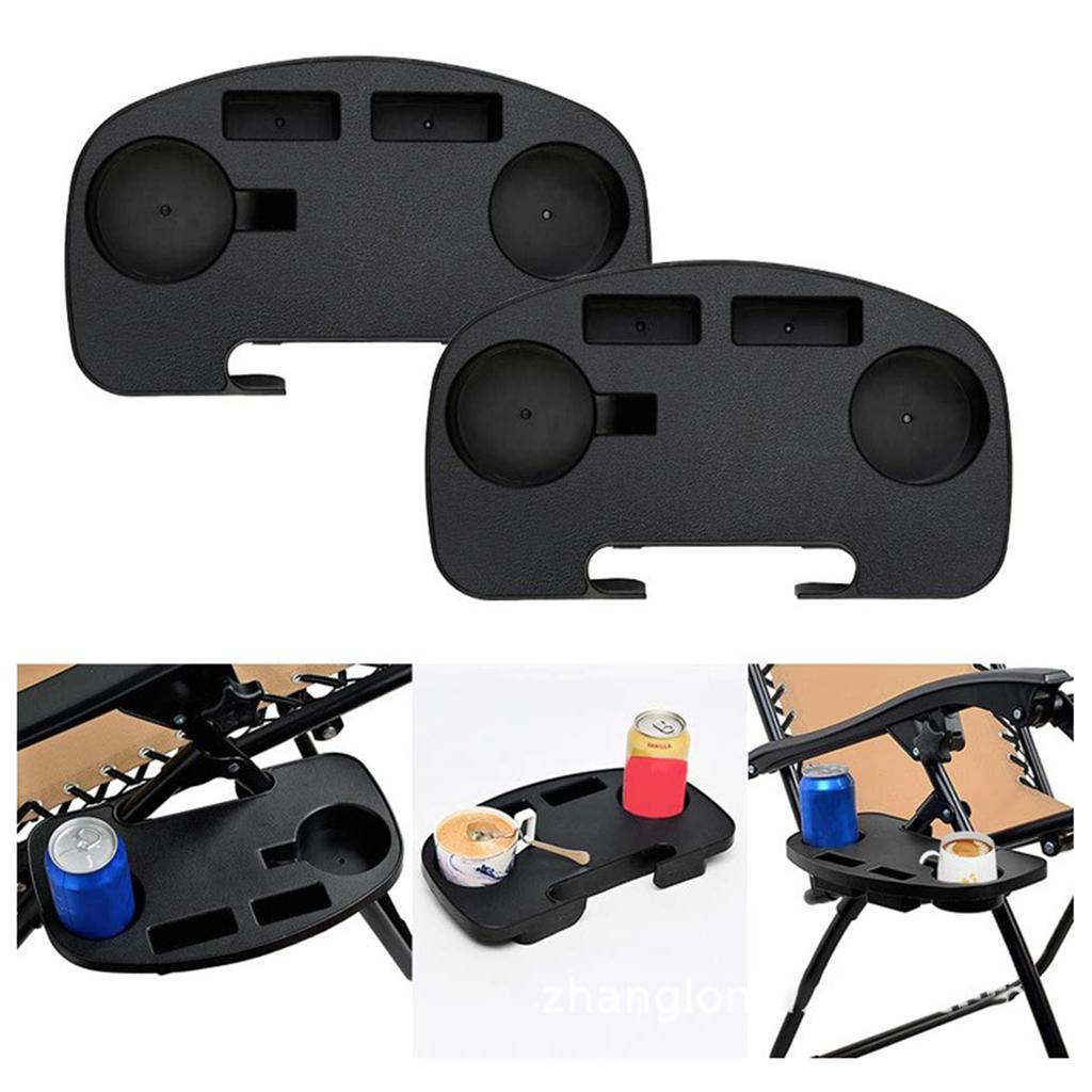 Convenient Cup Tray Chair Cup Tray Cup Holder Tray Camping Cup Holder Beach Chair Cup Holder Perfect for Outdoor Chairs