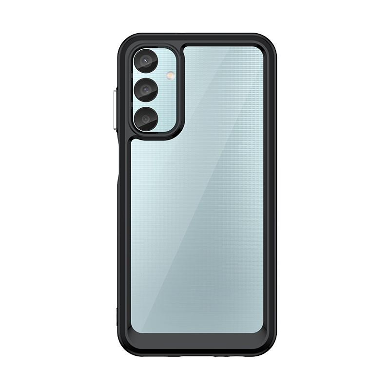 

Для Samsung M55 Чехол Обложка Samsung Galaxy M55 M 55 5G Capas Противоударный Бампер для телефона Прозрачная Рамка Прозрачный Samsung M55 For Samsung M55 5G чёрный