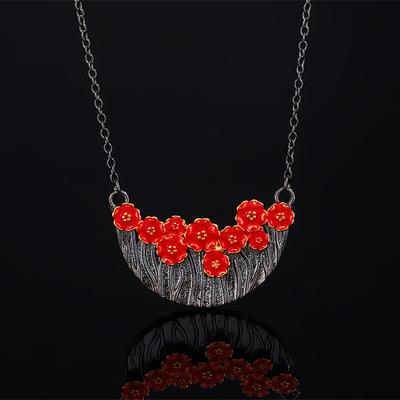 Heal The Gentle Lily of The Valley Flower Necklace Super Fairy Temperament All Matching Necklace Female Minority
