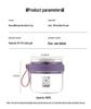 Portable Breakfast Cup with Lid & Spoon - Versatile for Salad, Oatmeal, Yogurt, or Overnight Meals