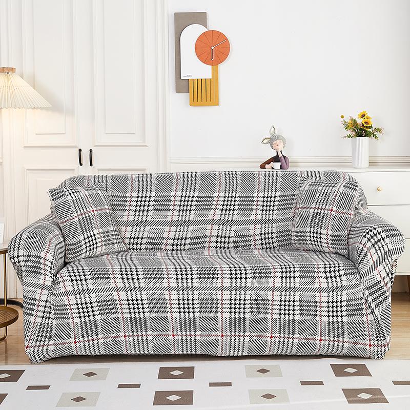 Elastische Schonbezüge mit Blumendruck, Stretch-Sofabezug für Wohnzimmer, Eckcouchbezug, Schnittsesselbezug für 1/2/3/4 Sitz