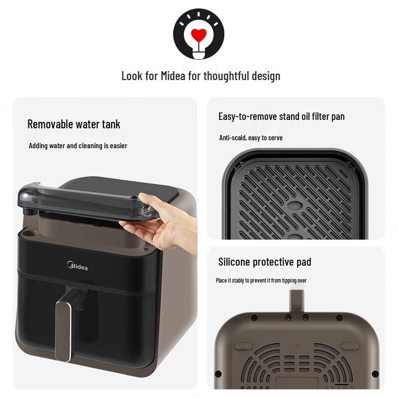 Midea 6.5L Multi-function Steam Air Fryer Oven