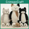 Adorable Plush Cat Doll Soft Stuffed Animal Pillow Perfect Birthday Gift For Girlfriend