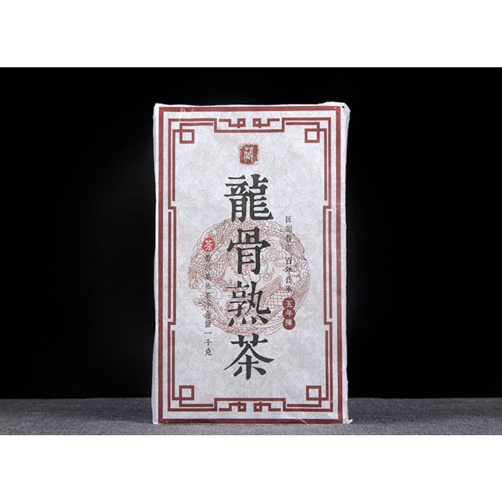 Wholesale, Yunnan Pu'er Tea Ripe Tea Brick Tea, Pu'er Tea Stem Old Tea Stem, Five-year-old Tea + Bone Ripe Tea 1000g