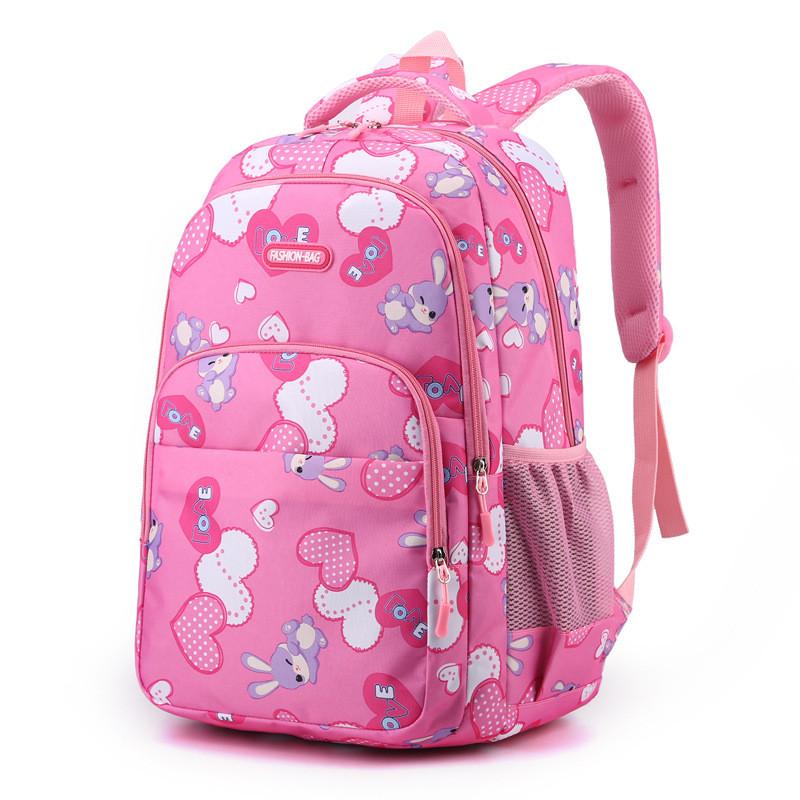 Children Pattern Rabbit Schoolbag Large Capacity Breathable Student Backpack