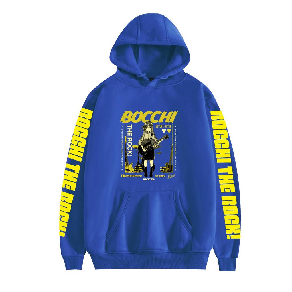 Bocchi The Rock! Hoodies Autumn Winter Fleece Streetwear Tops
