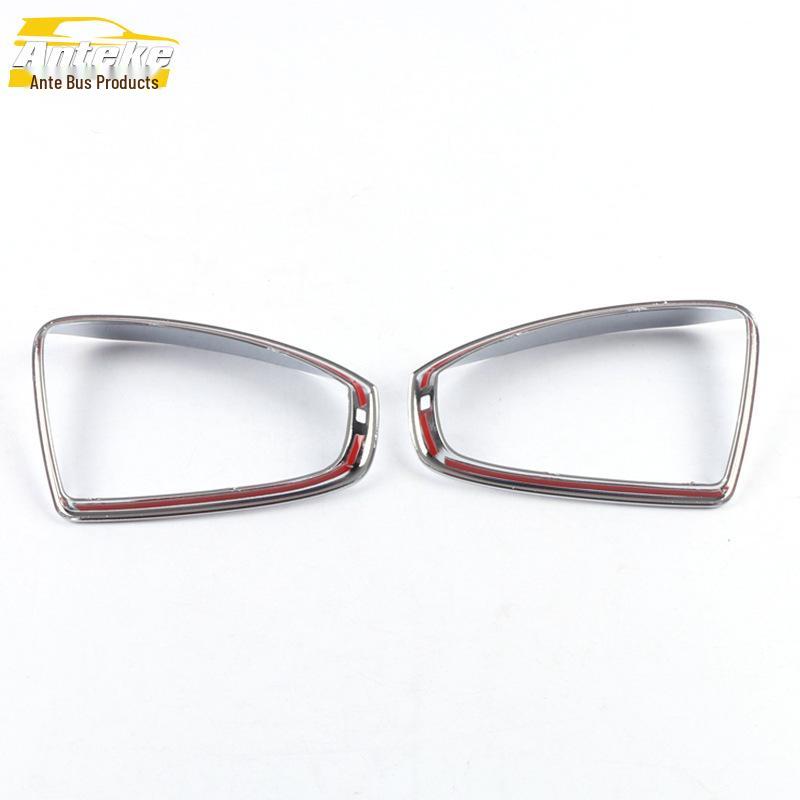 Bora Rearview Mirror Rain Eyebrow Reflector Decorative Frame Sticker Accessory.