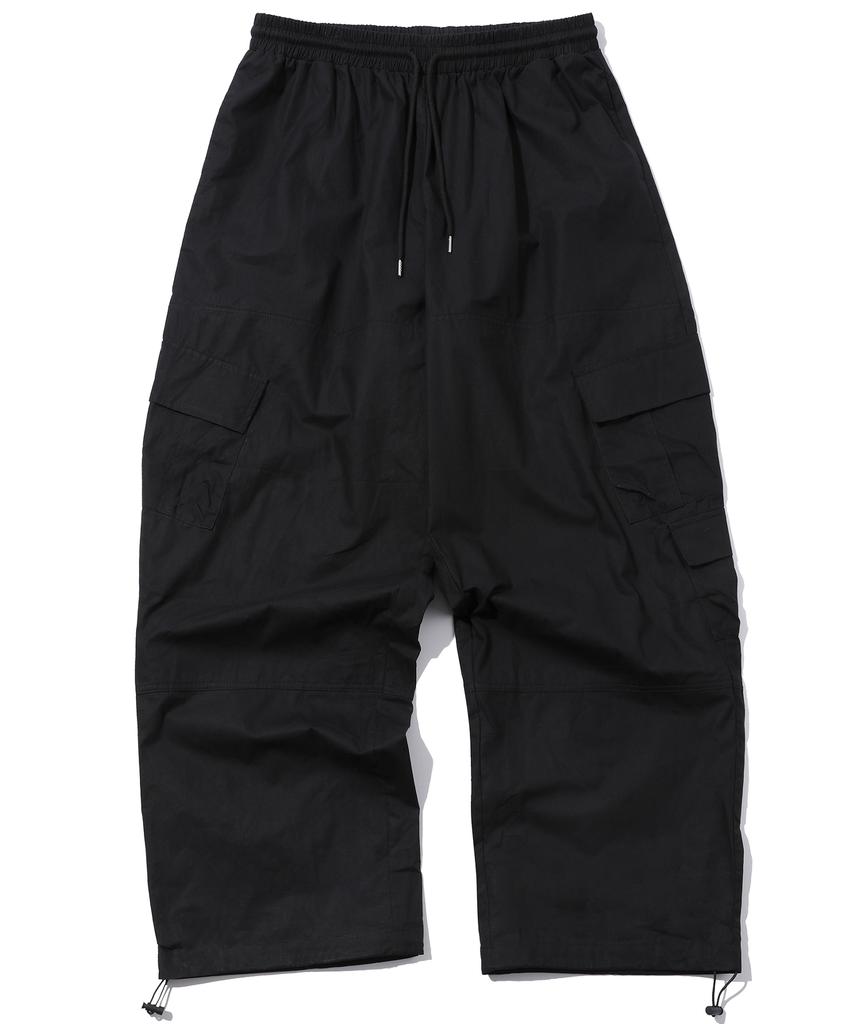 CPGN STUDIO Weite Cargohosen Schwarz