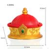 Chinese with Lid Resin Crafts Sculpture for Home Decoration Men Gift