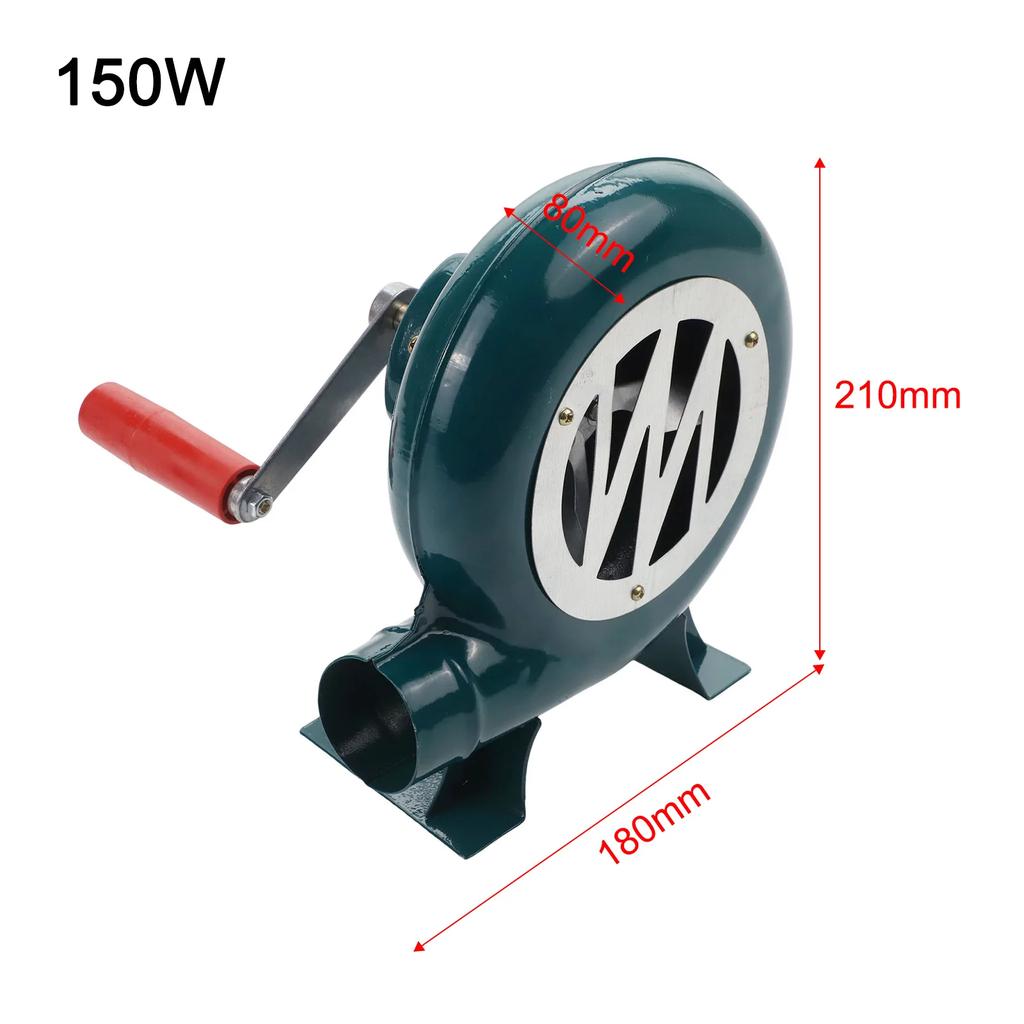 Barbecue Setup Camping Activities Hand Cranked Blower Manual Household Blower For Barbecue Grill Portable Tool