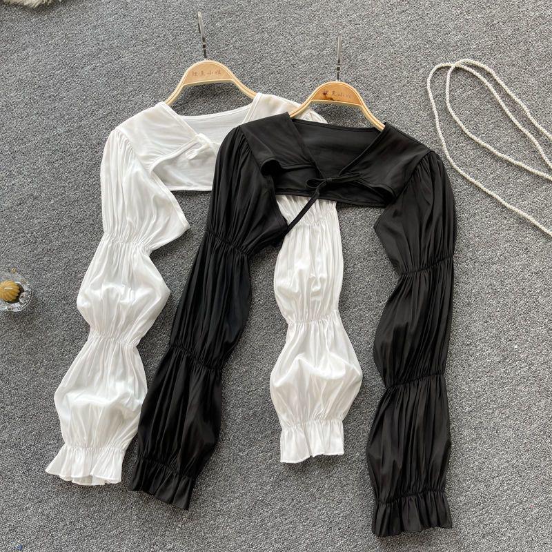 

2024 Spring Sun Protection Fashion Shawl - Women s Chic Short Style, Versatile & Trendy Small