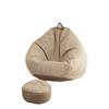 Cotton Linen Striped Washable Bean Bag Sofa for Living Room
