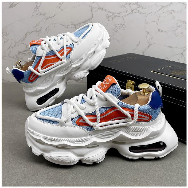 New Mens Chunky Fashion Sneakers Casual Shoes Man Breathable Sport Shoes New Comfortable Walking Running Tennis Shoes for Male