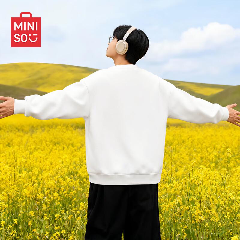 MINISO Men s Heavyweight Crew Neck Sweatshirt XL