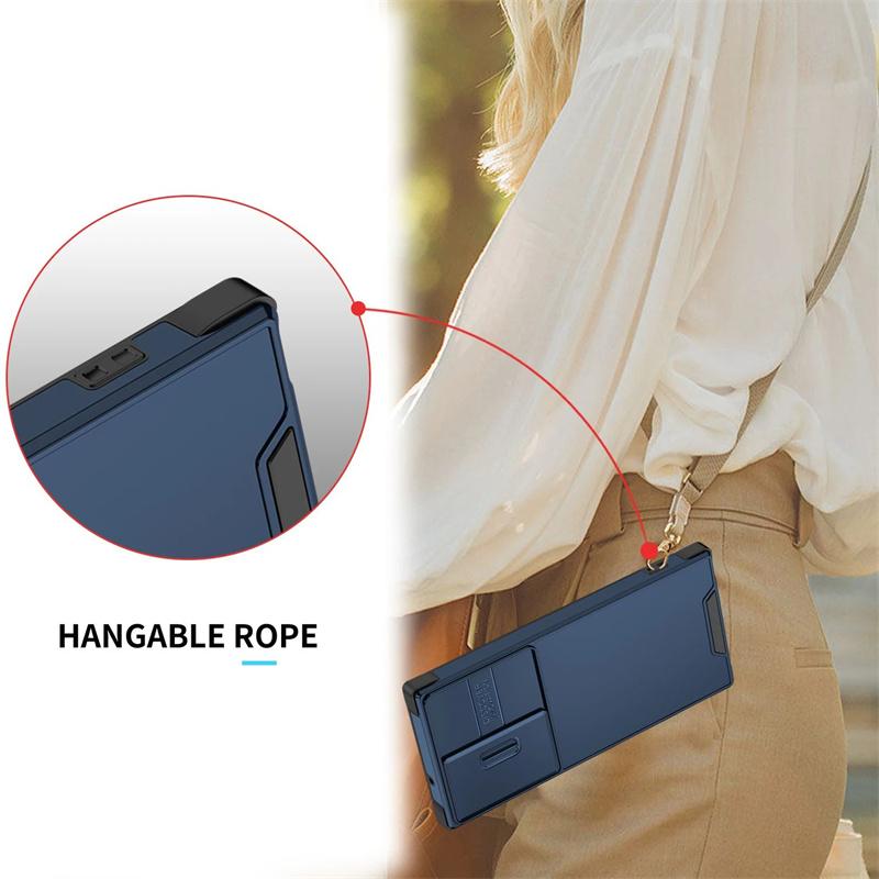 Military Grade Armor Slide Camera Protector Case For Samsung Galaxy S26 S25Edge S24 S23 S22 FE Plus Ultra Anti-Drop Rugged Cover