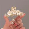 Elegante Süße Frische Kamille Quaste Kralle Clip Damen Mädchen Prinzessin Stil Lässig Freizeit Haar Accessoires