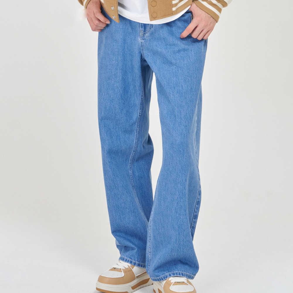 New MLB New York Yankees SS24 Jeans Men's Light Blue 3LDPB0341-50BLL