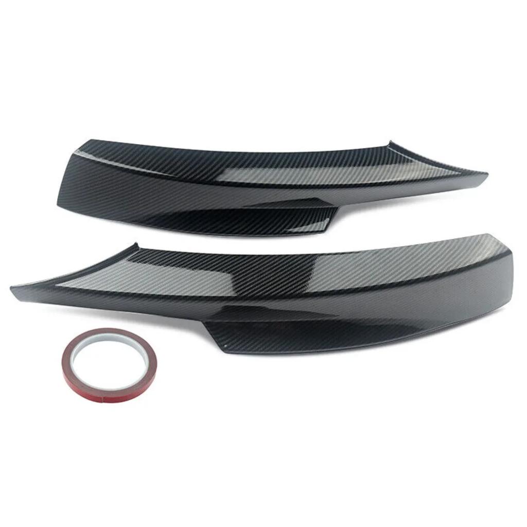 Pair Front Bumper Lip Splitter Spoiler For BMW E90 E91 335i 328i LCI 2009 2010 2011 2012 M-Tech Bumper Side Splitter Cover