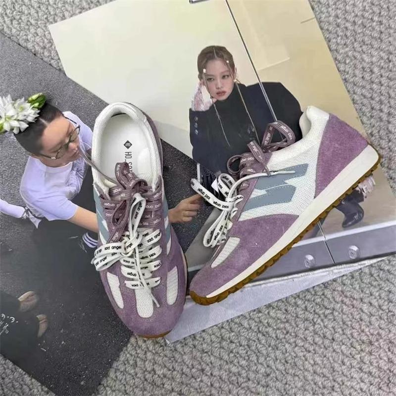 Customized retro leather breathable inner height increase German training shoes women's 2025 spring and autumn new thick-soled casual sports Forrest G