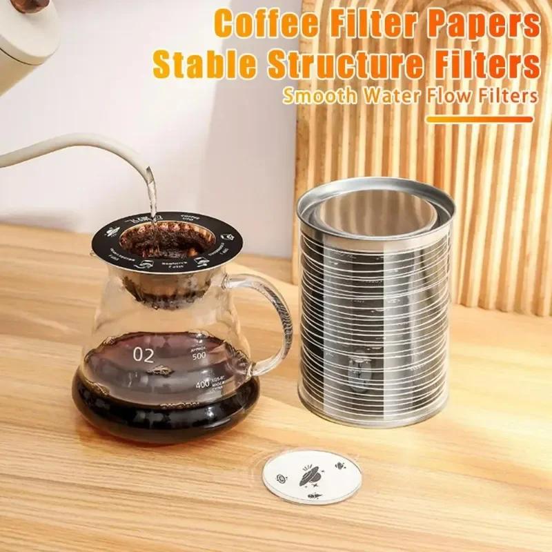 UFO Disposable Coffee Filters,for Drip Coffee,Portable Pour Over Coffee Filter,Perfect for Camping,Home,Office,Travel (canned)