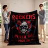 Old School Rockers Blanket for all seasons blanket lunch break throw gift