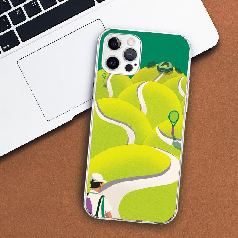 Tennis Sport Phone Case For iPhone 11 12 13 Mini 14 15 Plus 17 Air 16 Pro Max 16E 7 8 SE 2020 Customized Print Cover For Apple i