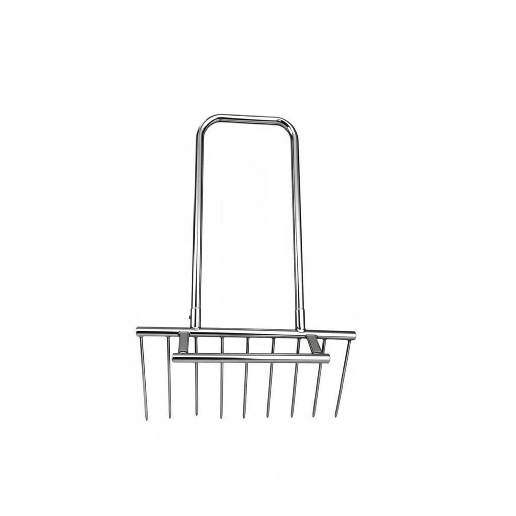 Garlic Digging Fork Heavy Duty Agricultural Implement for Farmers, Gardeners, Field