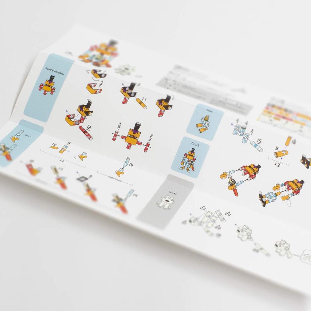 PIPEROID Rokusuke & Hachi - Paper Craft Kit for Kids and Adults - Great for Origami Lovers