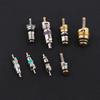 Kesoto 134pcs Assorted A/C Schrader Valves R134a Kit 11 Kinds of AC Valve Core
