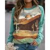 New Women's Sweater Spring and Autumn Fashion 3D Casual Crew Neck Sweater Loose Coat