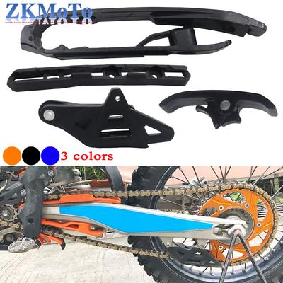 Motorcycle Swingarm Chain Slider Up/Below Sliding Guard Chain Guide For KTM SX XC XCF SXF For HUSQVARNA For GASGAS 125CC-450cc