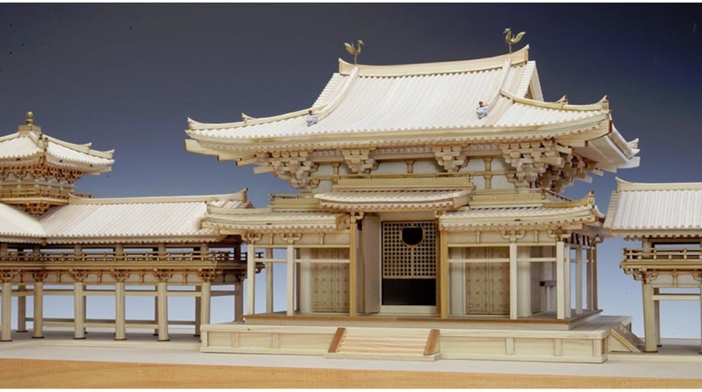 Woody Joe 1/75 Scale Byodoin Temple Phoenix Hall Wooden Model Assembly Kit (Building)