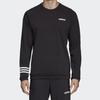 Adidas Sweatshirts Men's Black Crew Neck Moderate Regular DT8995