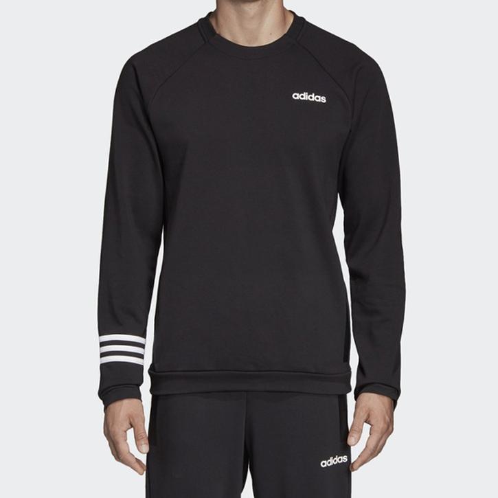 Adidas Sweatshirts Men's Black Crew Neck Moderate Regular DT8995