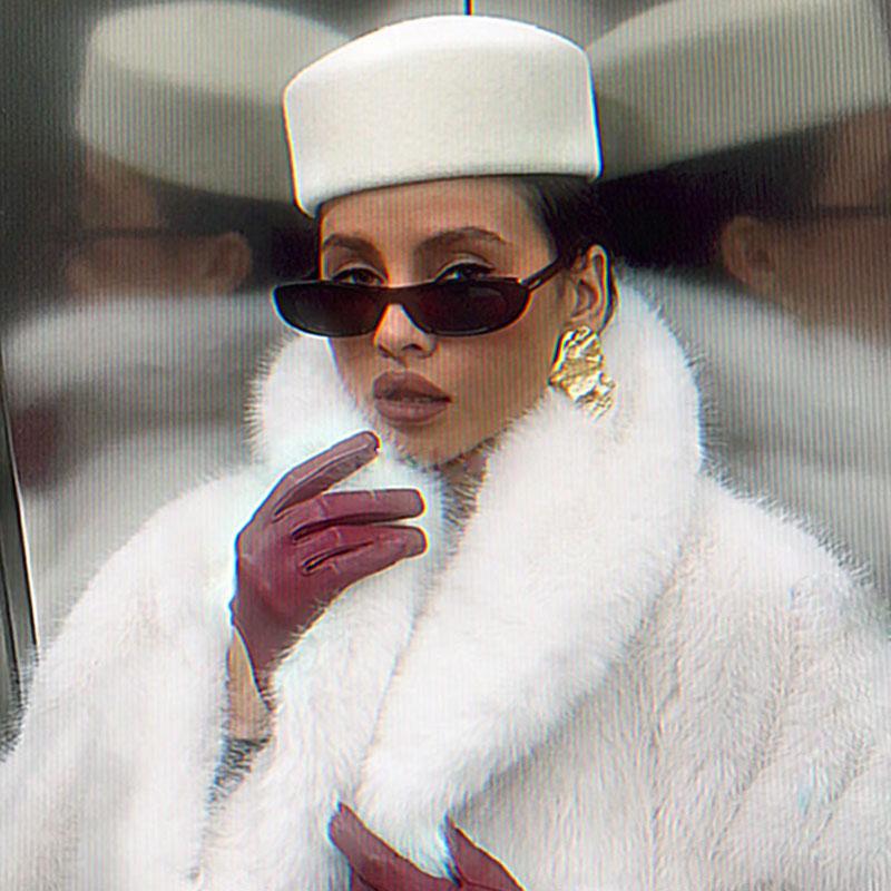 Vintage Hard Top Flat Fedoras Hats Women 100% Wool Felt Berets Hat Wedding Fascinator Caps Wedding Cocktail Party Pillbox Hat